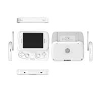 RG Slide Retro Games Console, Handheld Game Console with AI Assistant, 4.7-Inch Screen, Massive 2TB Expandable Storage, Gifts for Teens Adults (256G/White)