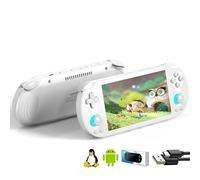 RG VITA PRO Handheld Game Console RK3576 RGVITA PRO Dual OS Android 14 and Linux System 5.5" IPS INCELL touchscreen 5000mAh Supports WiFi Bluetooth HDMI (G VITA PRO-White-new)