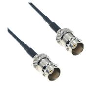 RG174 Cable BNC To Male Female Plug Jack Nut Connector Right Angle Extension RF Coaxial Coax Jumper Pigtail 1M 5m 10M 15M(FEMALE TO FEMALE,1M)