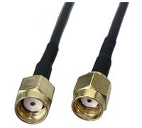 RG174 SMA To RP Male Plug & Female Jack Crimp Straight & Right Angle RF Coaxial Connector Pigtail Jumper Cable 4inch~3 M(RPSMA M to RPSMA M,4inch(10CM))
