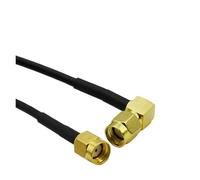 RG174 SMA To SMA Male Female Straight Right Angle Antenna Extension Jumper RF Pigtail Adapter Cable(Type 6,1000CM)