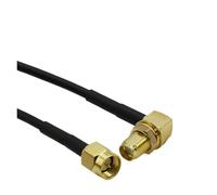 RG174 SMA To SMA Male Female Straight Right Angle Antenna Extension Jumper RF Pigtail Adapter Cable(Type 9,20CM)