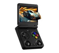 RG34XXSP Game Console Clamshell Retro Portable Handheld RG34XX SP Flip 3.4-Inch IPS Linux 64-bit Game Console 720*480 Screen 3300mAh Rechargable Battery Video Gaming Player (Black 64GB)