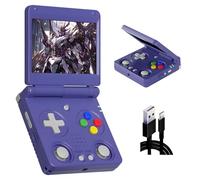 RG34XXSP Retro Handheld Game Console 5490+ Games 17 Emulators,Ported/Downloaded Games,Linux 3.4 inch IPS Screen RG34XX SP Retro Game Console with 2.4/5G WIFI & Bluetooth,Video/Music Players (Indigo)