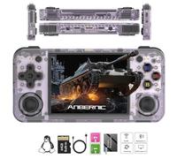 RG35XX H Handheld Game Consoles Retro rg35xxh Retro Game Console with 3300mAh Battery, 5500+ Games, 64G TF Card Linux Card 3.5 Inch IPS Display System, Cortex-A53 rg35xx h