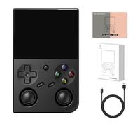 RG35xx Pro Retro Portable Game Console, 2025 New Video Game Console Game Stick, Supports WiFi Bluetooth Plug and Play Retro Console, for Boys and Men-Blick||64G 256G