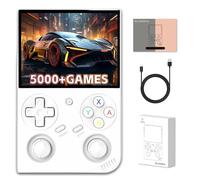RG35XXPro Retro Handheld Game Console with HD Screen 64GB,Vintage Game Console Preload 5000+ Games with 17+ Emulators,Linux System, White