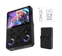 RG36 PRO Retro Handheld Game Console,3.5-inch IPS Screen Portable Gaming Handheld，Built-in 128G with 30000 Games,3000mAh Battery,20+ Emulators,Portable Pocket Mini Arcade (Black 128G)