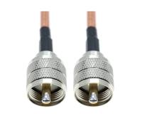 RG400 UHF PL259/SO239 Crimp Coax Cable | Male Female Plug Jack RF Antenna Extension Copper(TYPE A,15CM)