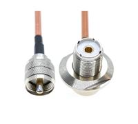 RG400 UHF PL259/SO239 Crimp Coax Cable | Male Female Plug Jack RF Antenna Extension Copper(TYPE F,20M)