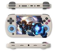 RG40XX H Retro Handheld Game Console 11000+ Games 18 Emulators Retro Game Console,2.4G/5G WiFi & BT4.2 Dual-Card Slot Retro Games Consoles,Linux 64-bit,16 Million Color RGB Light Ring (Grey-256G)