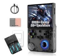 RG40XX V Retro Handheld Game Console,5000+ Games 20 Emulators Retro Gaming Console,4” IPS OCA Screen Support TV Output,2.4/5G WiFi&Bluetooth 4.2,Linux System,3200mAh Handheld Emulator (Black 64G)
