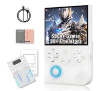 RG40XX V Retro Handheld Game Console,5000+ Games 20 Emulators Retro Gaming Console,4” IPS OCA Screen Support TV Output,2.4/5G WiFi&Bluetooth 4.2,Linux System,3200mAh Handheld Emulator (White 64G)