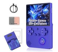 RG40XX V Retro Handheld Game Console,5000+ Games 20 Emulators Retro Gaming Console,4” IPS OCA Screen Support TV Output,2.4/5G WiFi&Bluetooth 4.2,Linux System,3200mAh Handheld Emulator (Blue 64G)