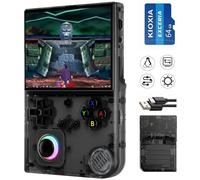 RG40XXV Handheld Game Console RG 40XXV 4.0'' IPS Screen with 64G TF Card Pre-Installed 5223 Games Supports 5G WiFi 4.2 Bluetooth Online Fighting,Streaming and HD Retro Emulator RG40XX