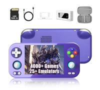 RG476H Portable Retro Game Console 128GB Supports AI function, Android 13 Handheld Emulator with Built in 4000+ Game 25+ Emulator, 4.7 Inch LTPS in-Cell Screen, WiFi Bluetooth HD TV Output (Indigo)