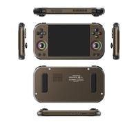 RG477M Aluminum Alloy Retro Handheld Game Console with 4.7-Inch IPS Screen, RGB light and Versatile Emulator Support, for Family Entertainment (Games not included/12+256G)