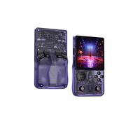 RG4ZB Retro Gaming Console, Built-in 64G TF Card, Support 23＋Mainstream Emulator Games & 18000+ Classic Games, 4.0-in 4k HD IPS Screen Video Player, 3000mAh Battery (Purple)
