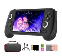 RG556 Retro Handheld Game Console with 4000 Games, Android 13 Unisoc T820 5.48-inch AMOLED Screen, WiFi Support - 128G Memory, Carry Case Included