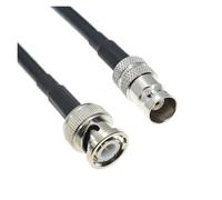 RG58 BNC Male Female To Jack Plug Right Angle Connector RF Coax Coaxial Cable Wire Pigtail Jumper Extension Cord(TYPE D,3M)