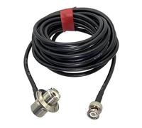 RG58 Cable BNC Male Plug to UHF SO239 Female Jack Nut Bulkhead Right angle Connector 50ohm Jumper pigtail 6inch~10M(6M)