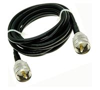 RG58 Cable UHF Male to UHF Male PL259 PL-259 RF Pluggable Connector Jersey Coax Pigtail (Color : 20cm)