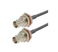 RG58 Coaxial BNC Male To Plug RF Cable 50 Ohm Crimp Connector Double Pin Wire Cord 0.5M 1M 2M 10M 20M(BNC FW to BNC FW,80CM)