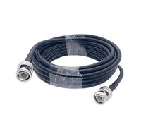 RG58 Coaxial BNC Male To Plug RF Cable 50 Ohm Crimp Connector Double Pin Wire Cord 0.5M 1M 2M 10M 20M(BNC M to BNC M,80CM)