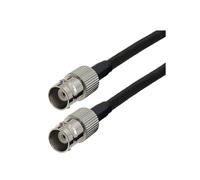 RG58 Coaxial BNC Male To Plug RF Cable 50 Ohm Crimp Connector Double Pin Wire Cord 0.5M 1M 2M 10M 20M(BNC F to BNC F,80CM)