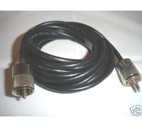 RG58 Patch Lead 1 Meter long, Soldered PL259 for CB Radio