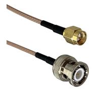 RG58 RG316 BNC To SMA Male Plug Female Jack Crimp Connector RF Pigtail Coax Jumper Cable Wire Terminals 4inch~10FT(RG316 BNC M to SMA M,6inch (15CM))