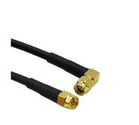 RG58 SMA To SMA Cable Male Female Straight Right Angle WIFI Antenna Extension Cable RF Pigtail Adapter(Type 5,30CM)