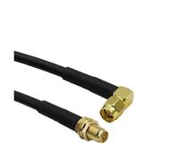 RG58 SMA To SMA Cable Male Female Straight Right Angle WIFI Antenna Extension Cable RF Pigtail Adapter(Type 4,60CM)