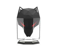 RGB Color Changing Humidifier - Nano Mist Desktop Humidifier, Quiet Nightlight Humidifier | Wolf Heads Design Humidifier, Bedroom Humidifier with Light, 10Hrs Air Humidifier for Living Room Relaxation