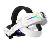 Rgb Comfort Head Strap For Meta Quest 3 Accessories, 8000mah Elite Strap Replacement For Enhanced Support And Extend Playtime In Vr