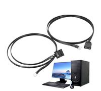 RGB Extension Cable,3 & 4 Pin LED Connector Strip - Motherboard RGB Extended Connector Cord for GPU PSU Monitor PC Game Consoles
