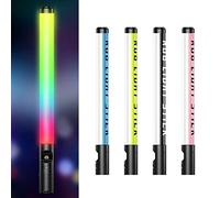 RGB Fill Light Stick Wand, Handheld LED Video Light Wand, Photography Light, 3000k-6500k, 21 Lights Effects, USB Rechargeable