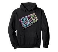 RGB Gaming Graphics Card Aesthetic GPU Video Gamer Pullover Hoodie