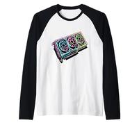 RGB Gaming Graphics Card Aesthetic GPU Video Gamer Raglan Baseball Tee