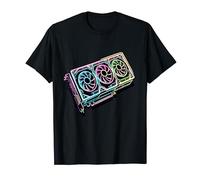 RGB Gaming Graphics Card Aesthetic GPU Video Gamer T-Shirt