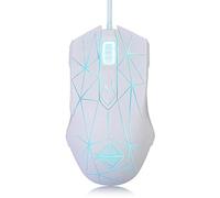 RGB Gaming Mouse, Wired Ergonomic with 7 Programmable Buttons - Star White Backlit USB Mouse for PC, Laptop, Windows, Mac & Linux Gamers