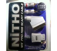 Rgb Gold Scart + Separate Rca Audio + 1.8 Meters 2 Wii Cable with Laminated Net