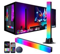 RGB IC LED Light, RGB Light Bar Works with Alexa, Gaming Lamp, TV Lighting via App and Remote Control, Music Sync, Timer, Ambience Lamp for Desk, Monitor, Room, Holidays