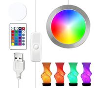 RGB LED Lamp Kit 001 for Bambu Lab 3D Printing, Compatible with A1/A1mini/P1S/P1P/X1C, 16 Colors Adjustable Remote Control 5V USB Powered DIY Lighting Accessories