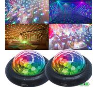 RGB LED Night Lights, Night lamp Sound Activated Disco Ball Light