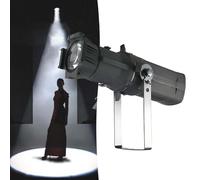 RGB LED Pin Spot Reflector, Professional Spotlight Fixture with DMX Zoom Imaging, 3-Function Control, Auto Mode, Long Lifespan 50,000 Hours, 200W