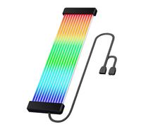 RGB LED Strip - 24-Pin RGB Neon With 108 Beads Cable | ARGB LED Strips For PSU Cables | For Graphics Card GPU Computer Monitor Desk Game Room Office Tech Hobbyists Men Neon Light Board