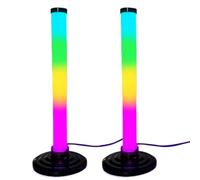 RGB LED Strip - Synchronisation with Music for Ambient Lighting Voice Control for Colour-Changing TV Backlight, for Room, Bedroom, Home Cinema, Computer Desk, Party Streaming Background