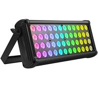 RGB Light Bar, DELIBANG LED Wall Washer dmx512 Flood Light 80W Equivalent Adjustable Stage Floodlight 48 LEDs Spotlight for DJ Disco Party Halloween Christmas Festival, 1PC
