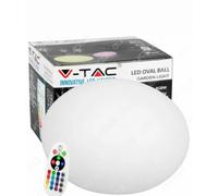 Rgb Luminous Sphere - V-Tac - Rechargeable Diameter 20 with Remote Control